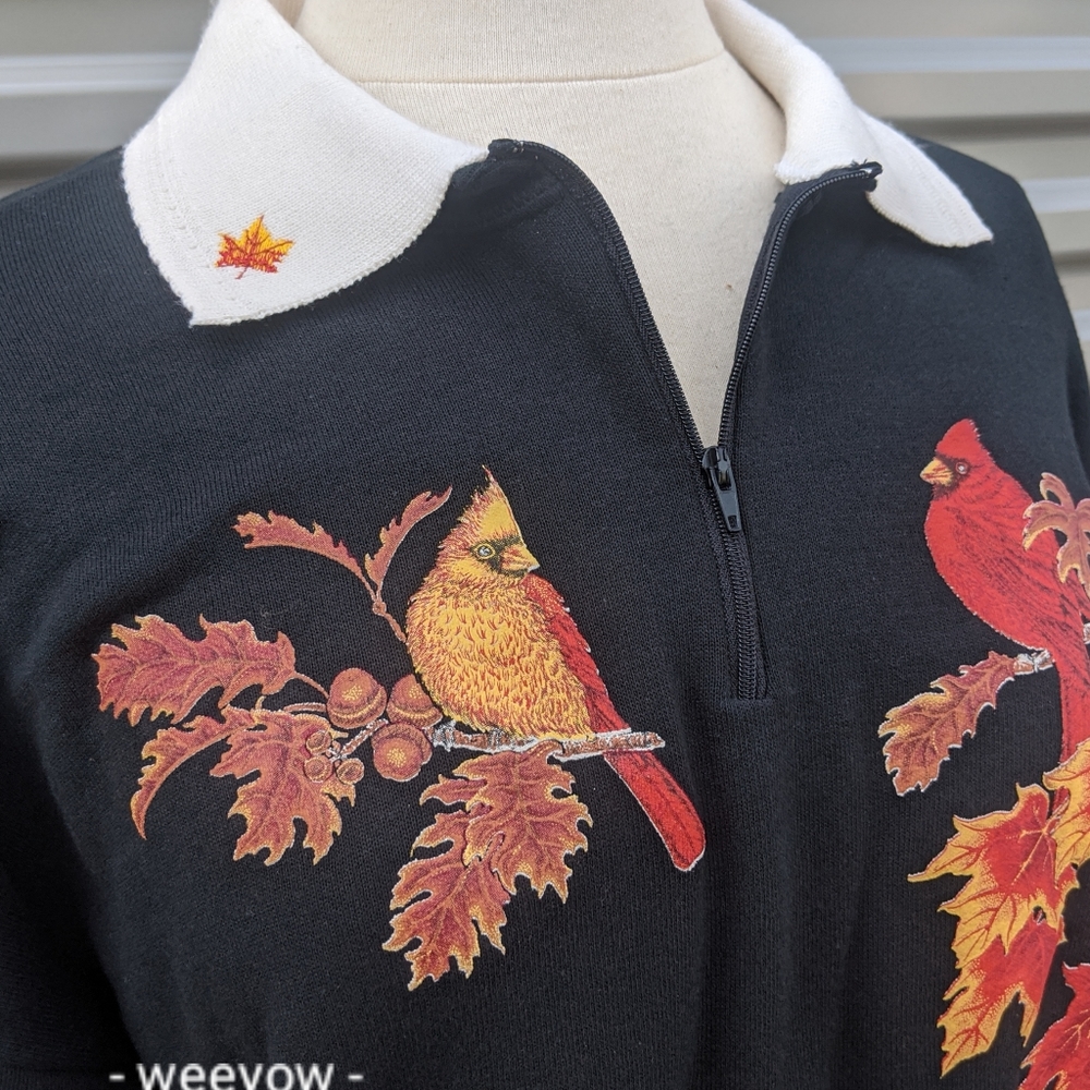 ✨ SOLD ✨90s Vintage Fall Cardinals Grandma - Picture 1 of 5